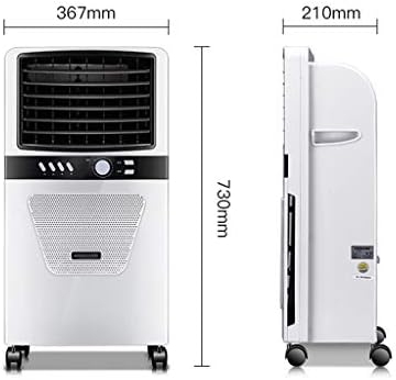 Portable Air Conditioner Fan Air Cooler Air Conditioner Portable Evaporative Small Misting Noiseless Personal Fan Humidifier Fan Bladeless Quiet for Office, Dorm, Room(Free Ice Tray)