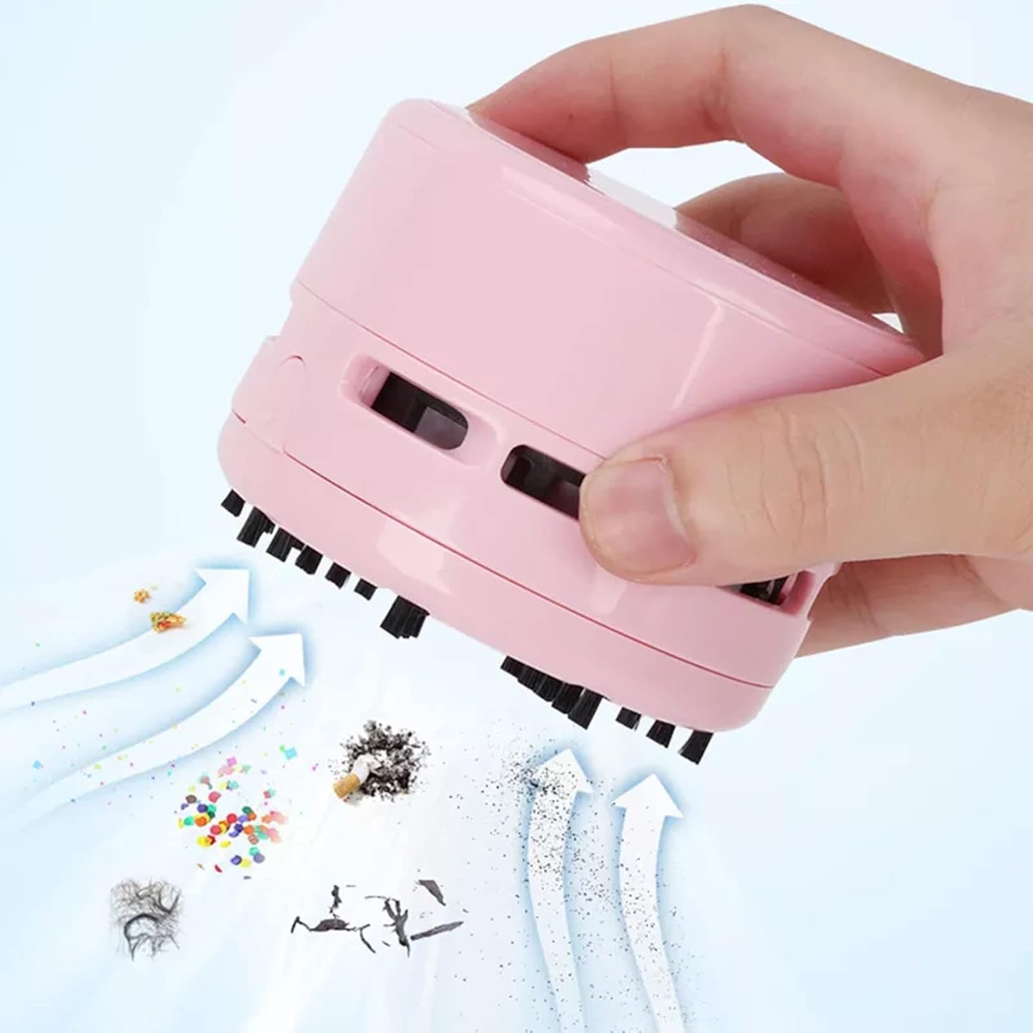 Wireless Vacuum Cleaner, 120W High-Power Cordless Rechargeable Vacuum Cleaner, Wet and Dry, Suitable for Home, Car, Office,Pink