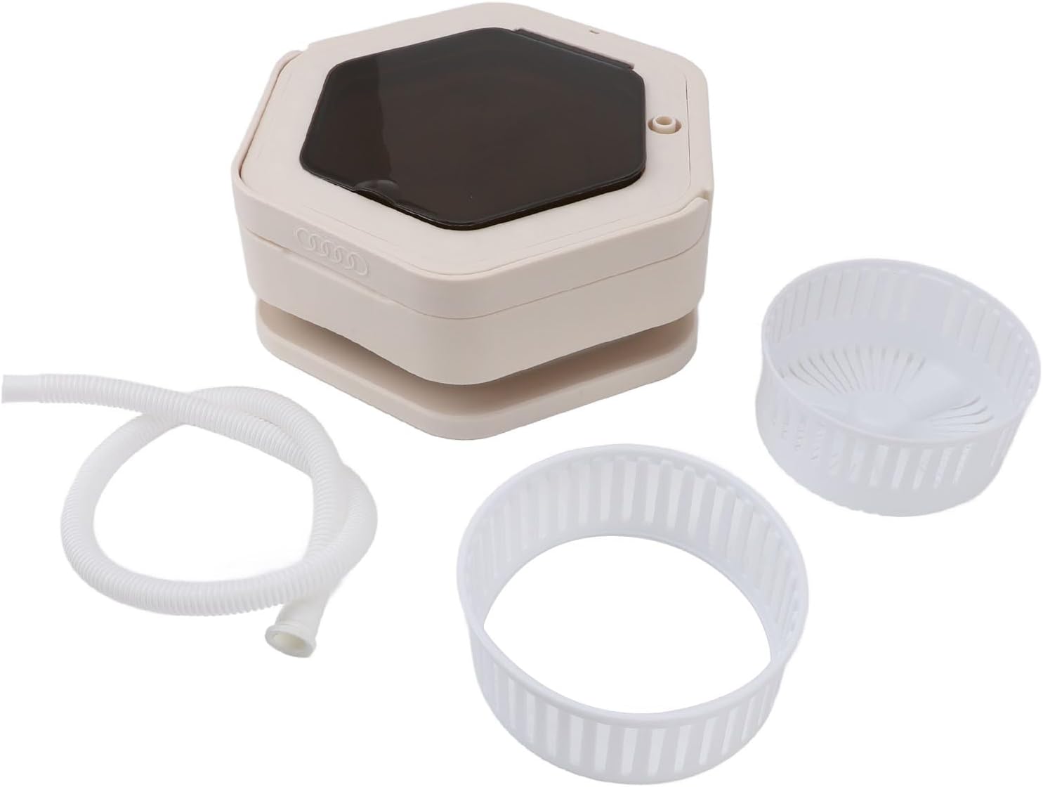 Portable Mini Foldable Washer Combo Ultra for Baby Clothes Underwear Pants Travel (Khaki)