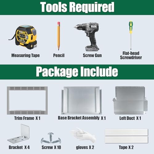 NN-TK922SS 27-inch Microwave Trim Kit Compatible with Panasonic Microwave Ovens, for 2.2 Cubic Feet Microwave Oven, Built-in Stainless Steel 27
