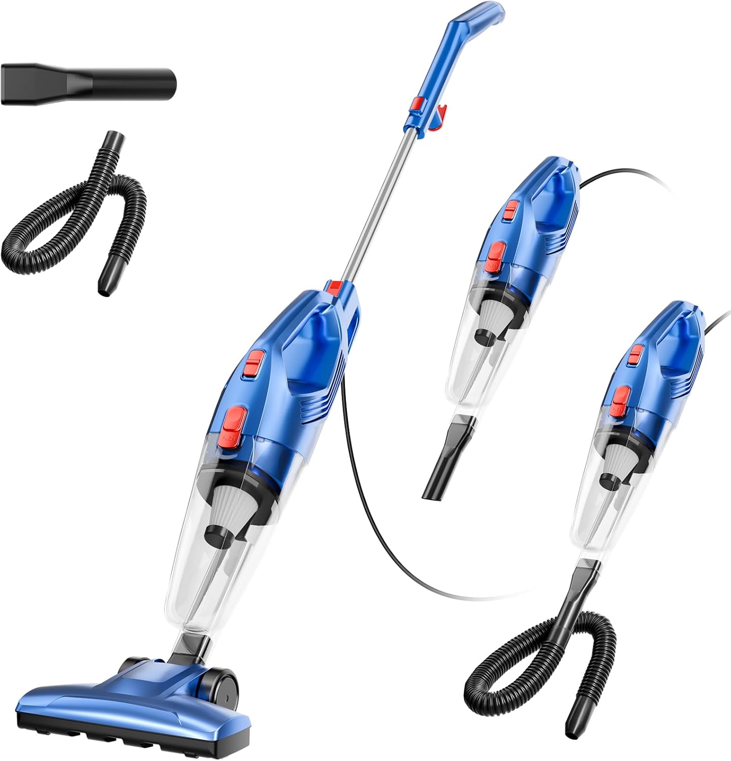 KIKETECH Stick Vacuum Cleaner Corded 22 Ft, Adjustable Lightweight Bagless Vacuum with HEPA Filter for Hard Floor.(3881323865-1