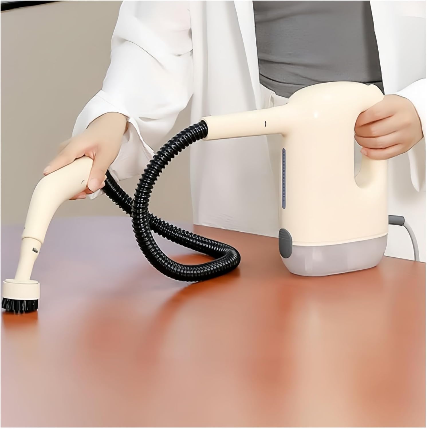 Handheld steam cleaner for home, 2500W Fast-Heating & 350ml Water Tank, portable Steam Cleaner with 8pcs Accessories, for Cleaning, Car, Furniture, Couch, Floor Tile, Bathroom, Window