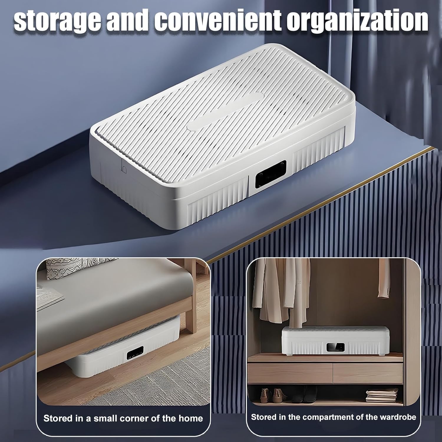 Energy Saving Travel Clothes Dryer Large Capacity With Touch Control, Perfect For Dorms Small Spaces, 1300w Foldable Garment Dryer, 3D Hot Air Circulation 65°C Gentle Drying