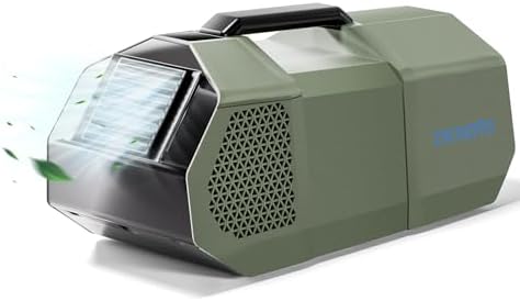 Portable Air Conditioner for Tent for 50 Sq. Ft, 1,500 BTU AC Unit with Fan Mode for Truck Van Outdoor Camping Small Rooms, Windowless Air Cooler with Dual Hoses