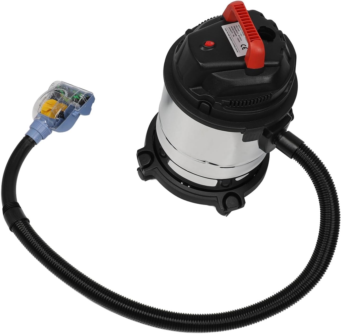 AYNEFY Commercial Vacuum Cleaner, Professional High Efficiency Powerful Portable Wet Dry Vacuum Cleaner with Filter, Stainless Steel Body, for Home Car Workshop