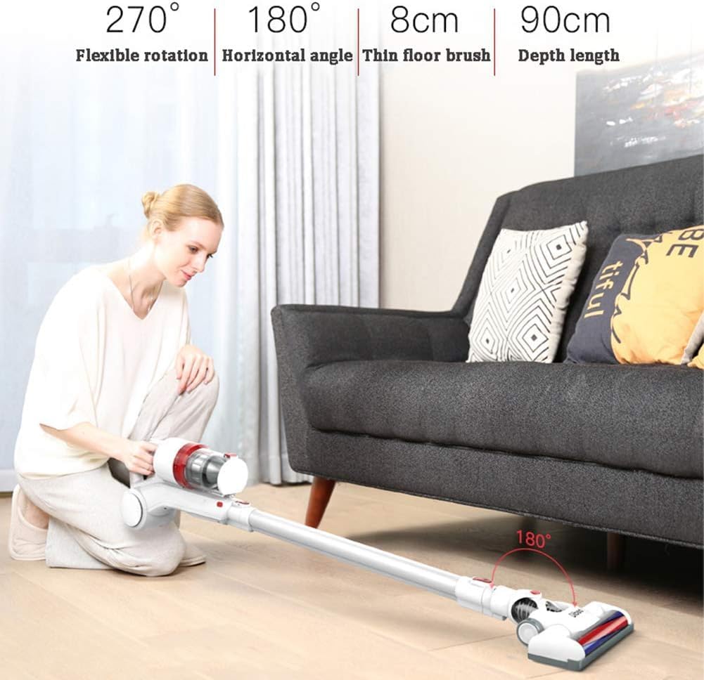 Handheld Vacuum Clean,Upright Vacuum Cleaner Cordless Vacuum Cleaner, Stick Vacuum, Handheld Lightweight Vacuum Cleaner with Various Accessories, Powerful Suction 10KPa, Up to 35 Minutes Runtime, Wall