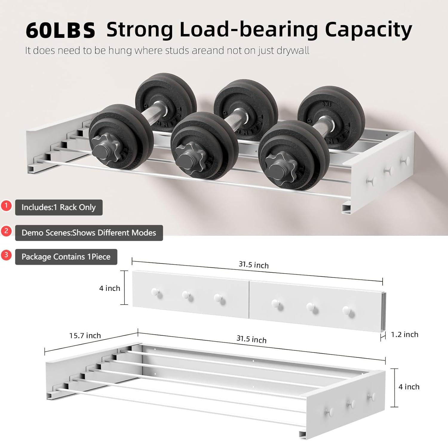 Upgrade Laundry Drying Rack, 31.5