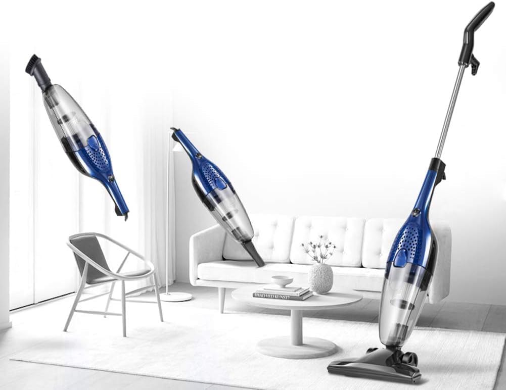 Handheld Vacuum Clean,Upright Vacuum Cleaner Cordless Vacuum Cleaner 2 in 1 Handheld Stick Vacuum, 100W Rating Power with Rechargeable Li-Ion Battery, Low-Noise, Stick Handheld Vacuum Cleaner, for Car