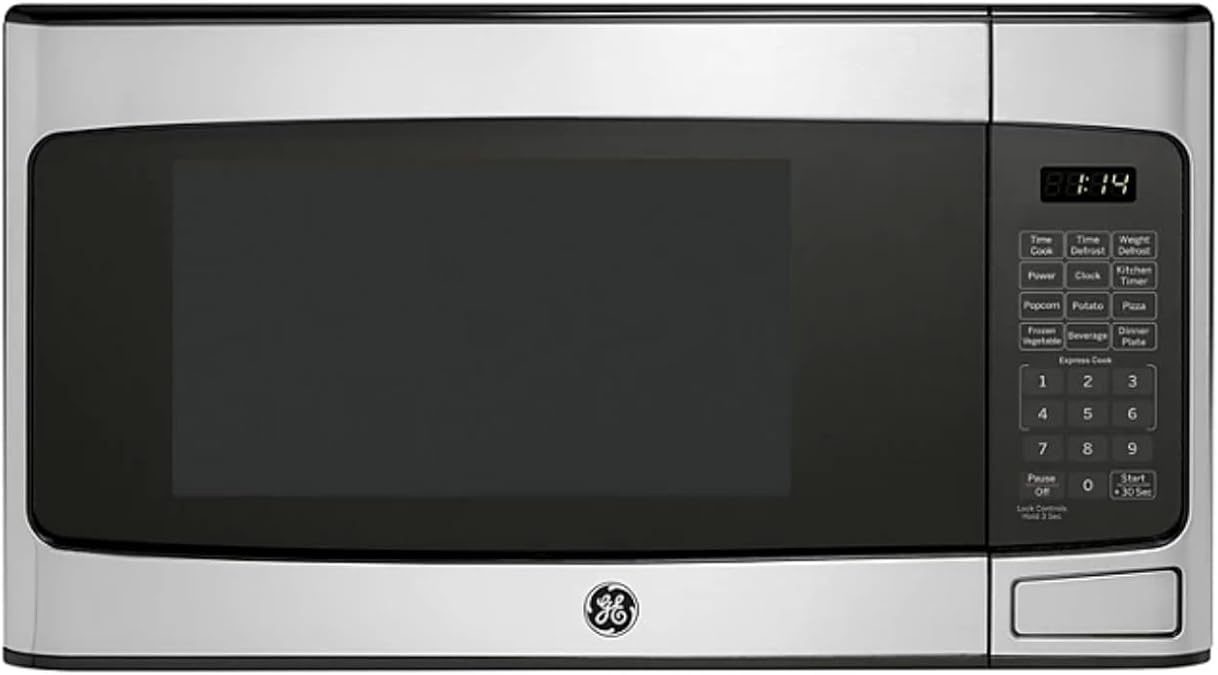 GeneralMicrowave oven 1.1 cubiC feet-Stainless steel body-Auto-functions