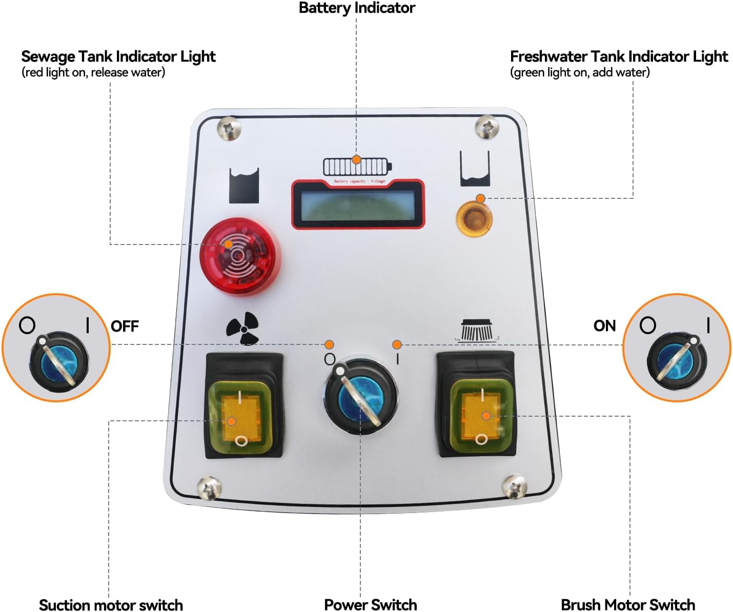 Industrial Walk Behind Floor Scrubber Machine 22