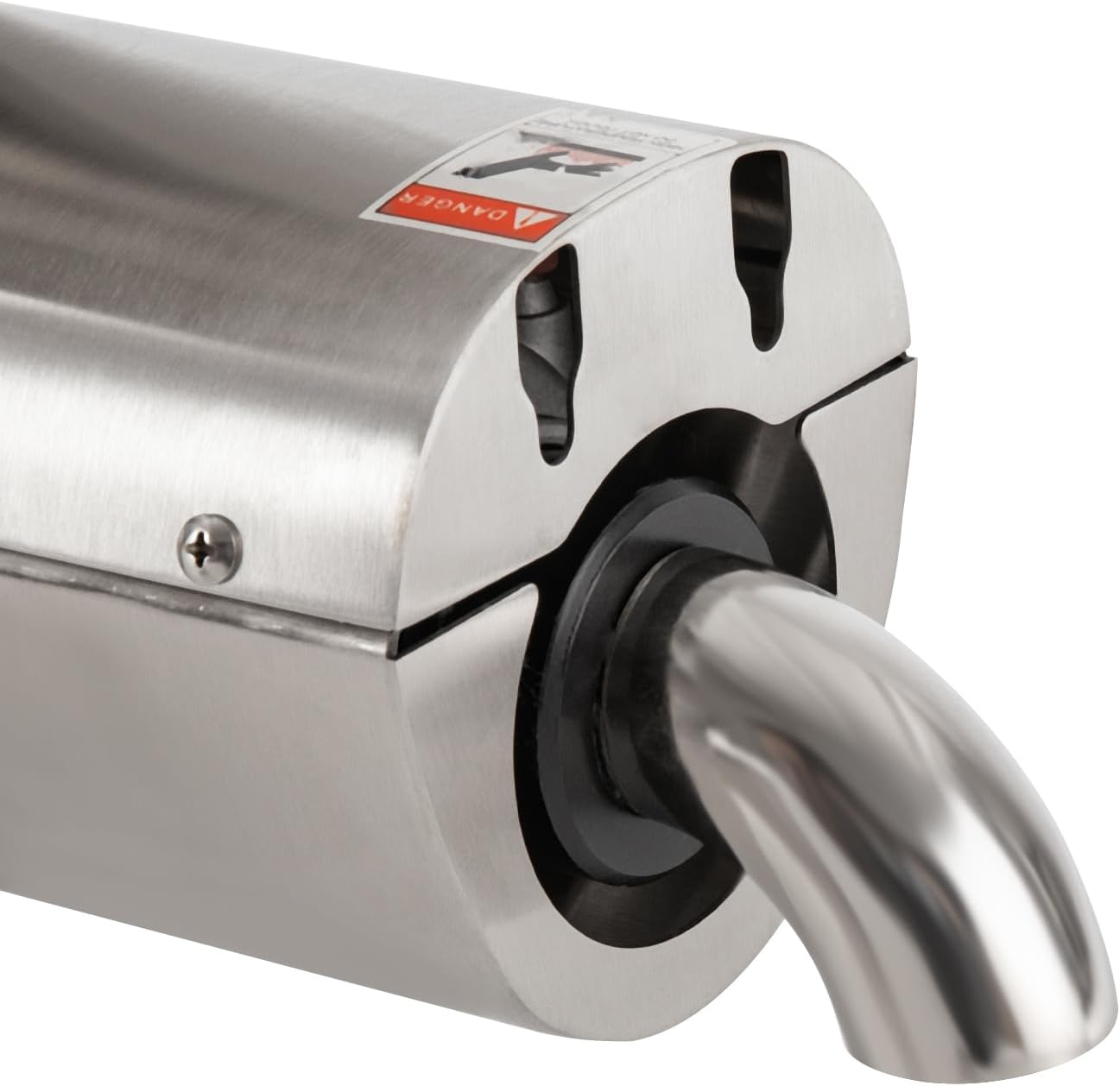 110V Oil Press Machine, Commercial Electric Oil Expeller, 1800W Cold Hot Stainless Steel 572°F Oil Extractor Type Brushless Industrial AC Motor Small Appliance w/Disconnecting Rod, Oven Glove