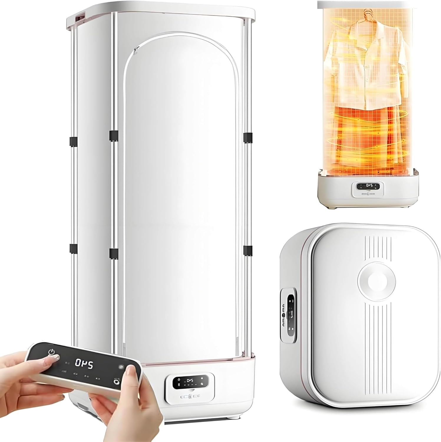 Automatic Wireless Vertical Steam Iron，Collapsible Hanging Garment Steamer,Drying Smart Machine，Hanging Ironing