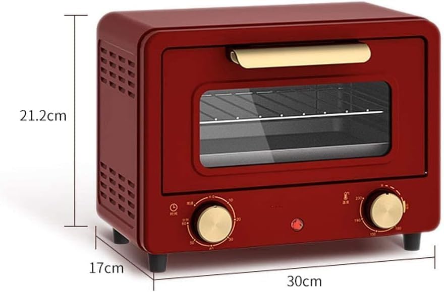 oven mini oven air fryer oven Mini Oven with Explosion-Proof Glass Door, Electric Grill Oven, Pizza Oven with Timer Function, Automatic Cooling Function Toaster Oven Air Fryer,, Onesize