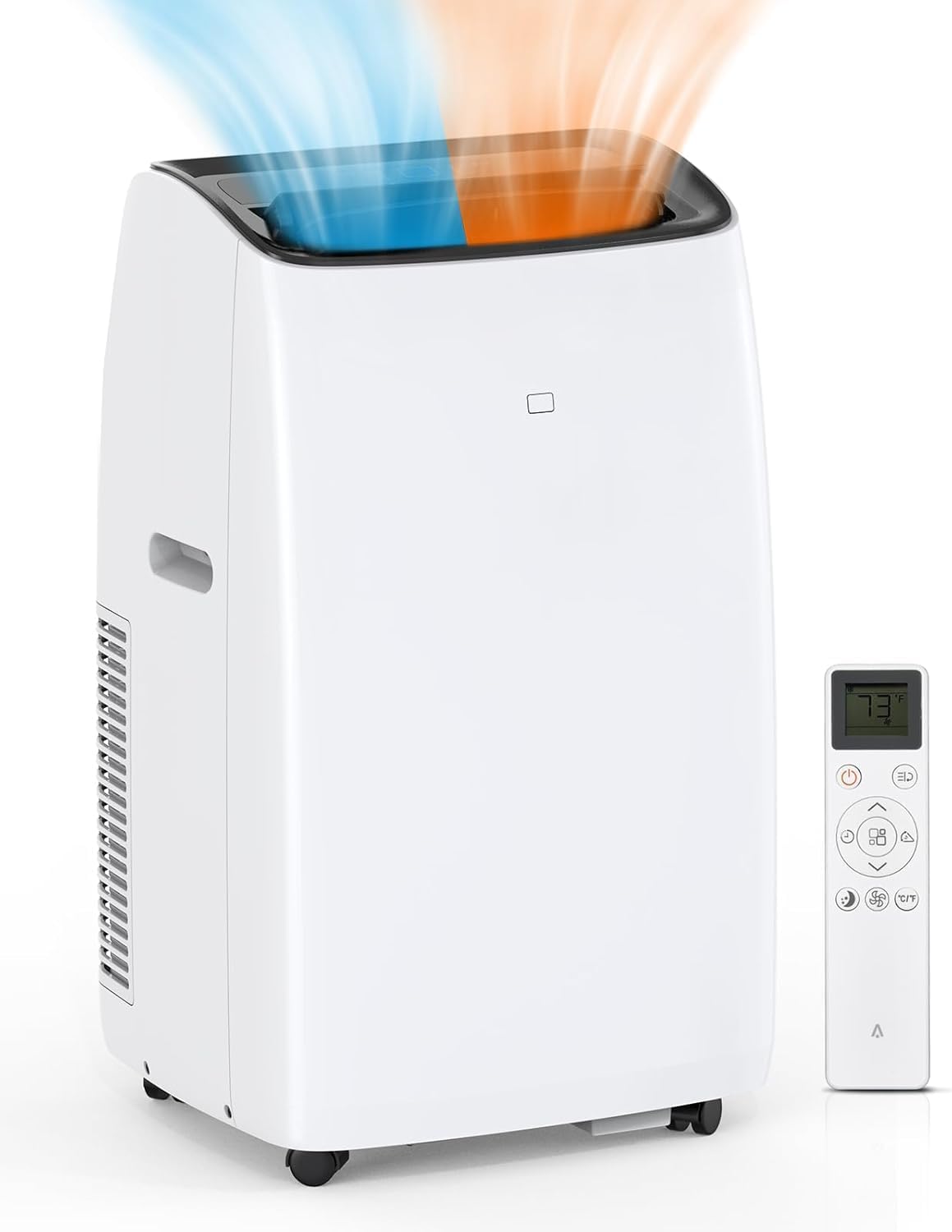 Inverter Portable Air Conditioner 14,000 BTU with Hose, Dehumidifier, Heater, Smart Inverter Portable AC Units with Remote, LED Display, 24 Hrs Timer, 42dB, AC Unit Window Kit