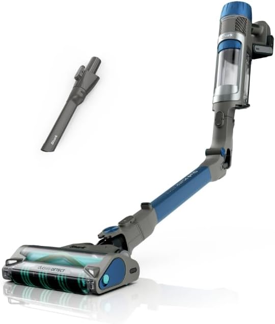 Shark IP1250 PowerDetect Cordless Stick Vacuum Cleaner - DuoClean Detect Nozzle & MultiFLEX Wand, Blue (Renewed)