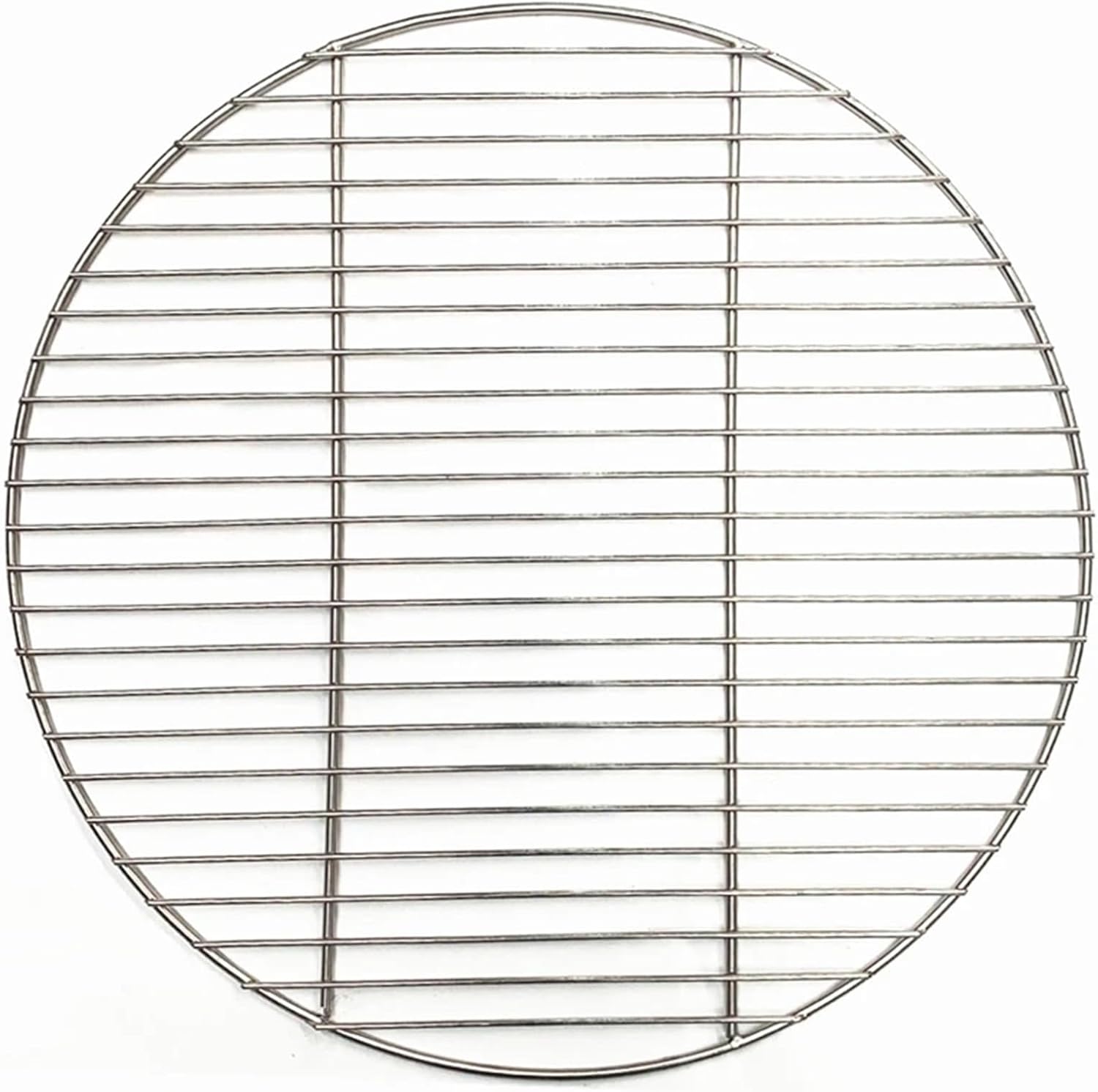 304 Stainless Steel BBQ Grill Mesh, Non-Stick Camping Grill Grates, Round BBQ Accessories for Home Roasting, Ideal for Bacon & Barbecue Cooking Tool
