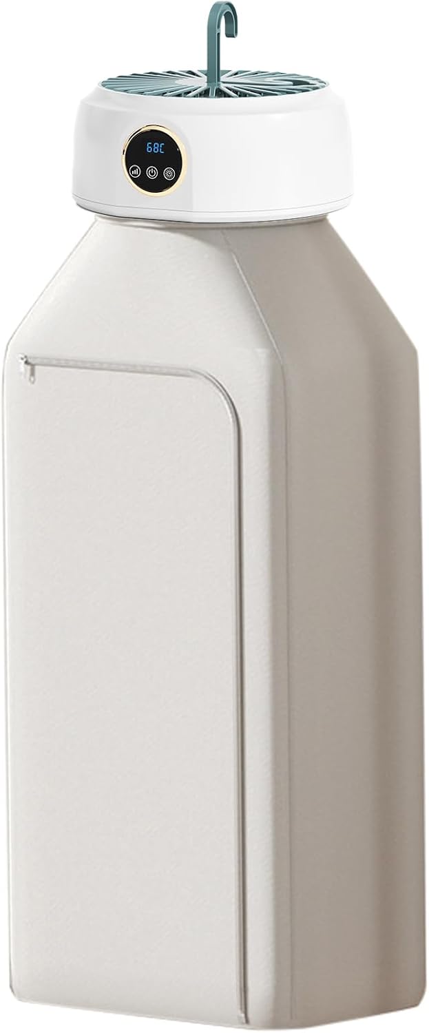 Portable Clothes Dryer – 600W Small Drying Machine, Foldable Compact Device, Energy Saving Dryer | Apartment Laundry Solution, Lightweight Underwear Shirt Drying Equipment for Home Travel Dorm Use