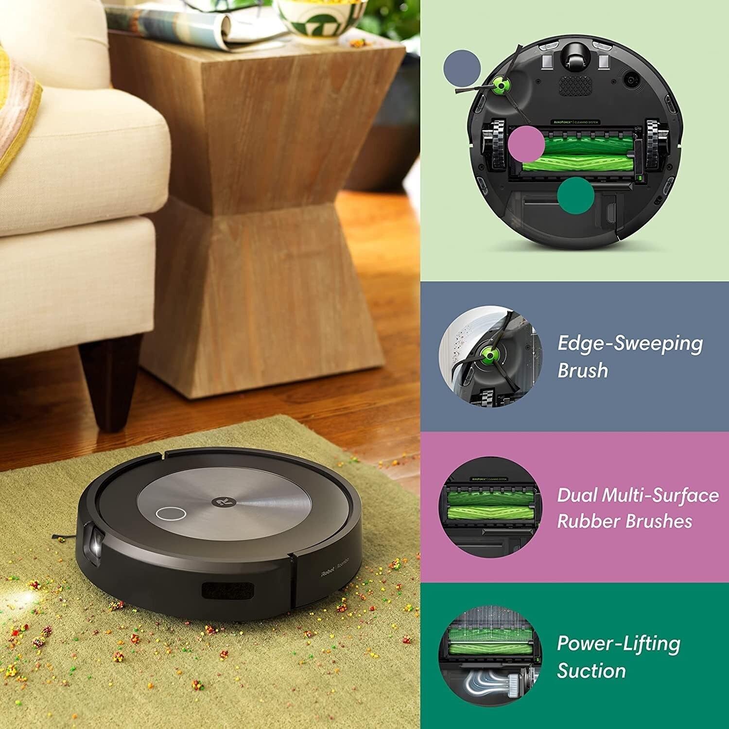 iRobot Roomba j7 Wi-Fi Connected Robot Vacuum (Renewed)