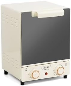 15L Mini Electric Oven, Compact Countertop Toaster Oven with Timer & Adjustable Temperature, Stainless Steel Multi-Function Oven for Baking, Roasting, Grilling, Ideal for Small Kitchens