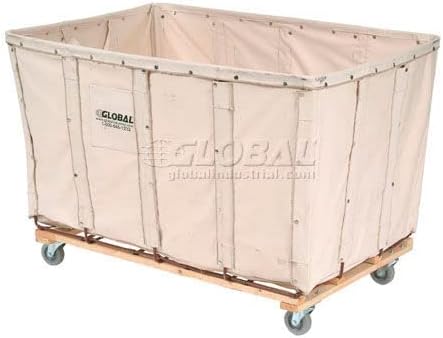 Global Industrial Canvas Basket Bulk Truck, 16 Bushel, 40