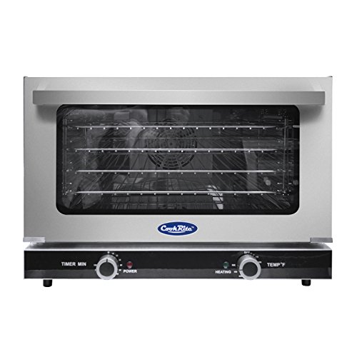 Atosa CookRite CTCO-50 Countertop Electric Convection Oven for Hotel Diner Baking | 16 1/2