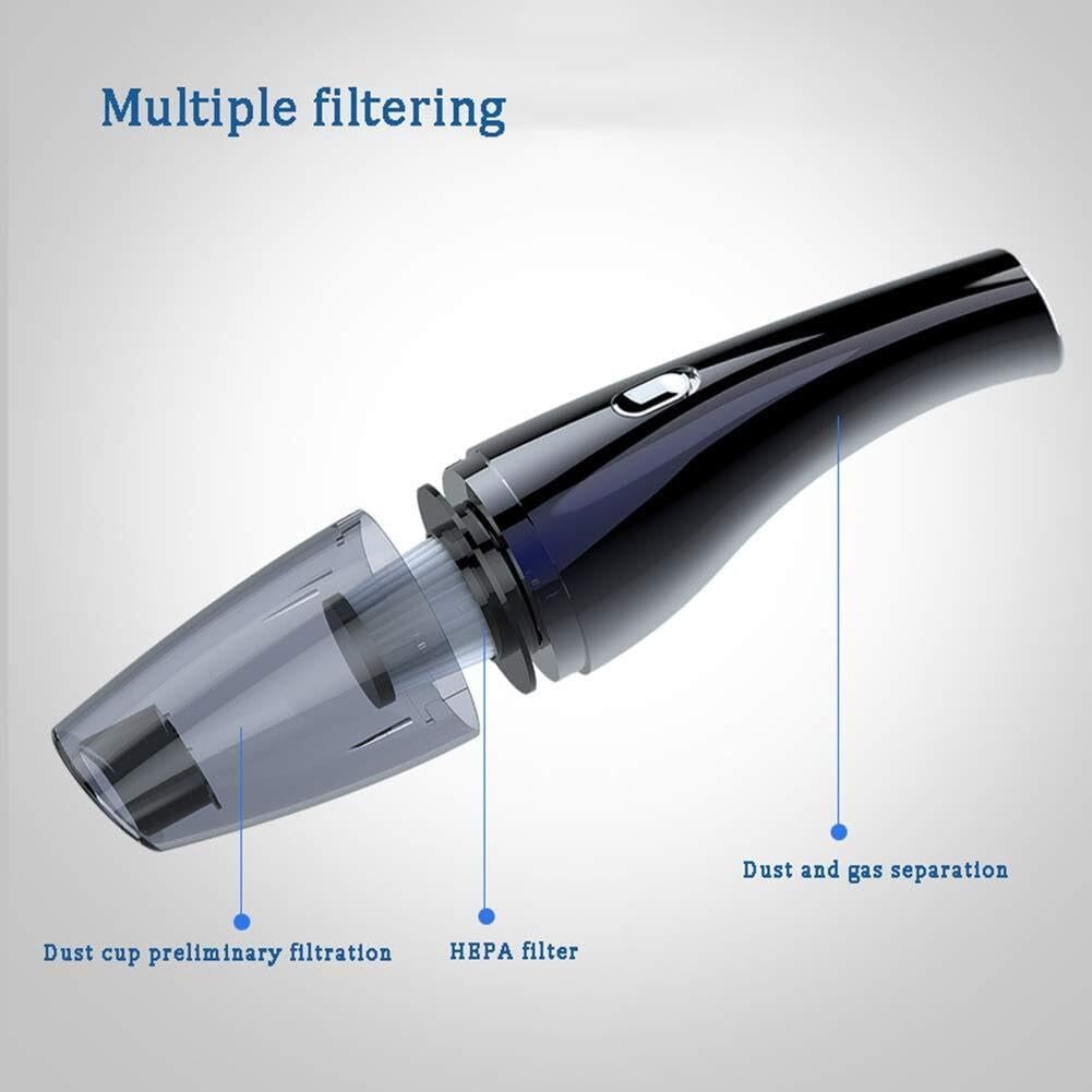 Handheld Vacuum Cordless, Handheld Vacuum Cleaner Cordless, 6000Pa Powerful Suction Hand Vacuum Cleaner with HEPA Filter, Handheld Car Vacuum Portable Rechargeable for Car, Home and Office