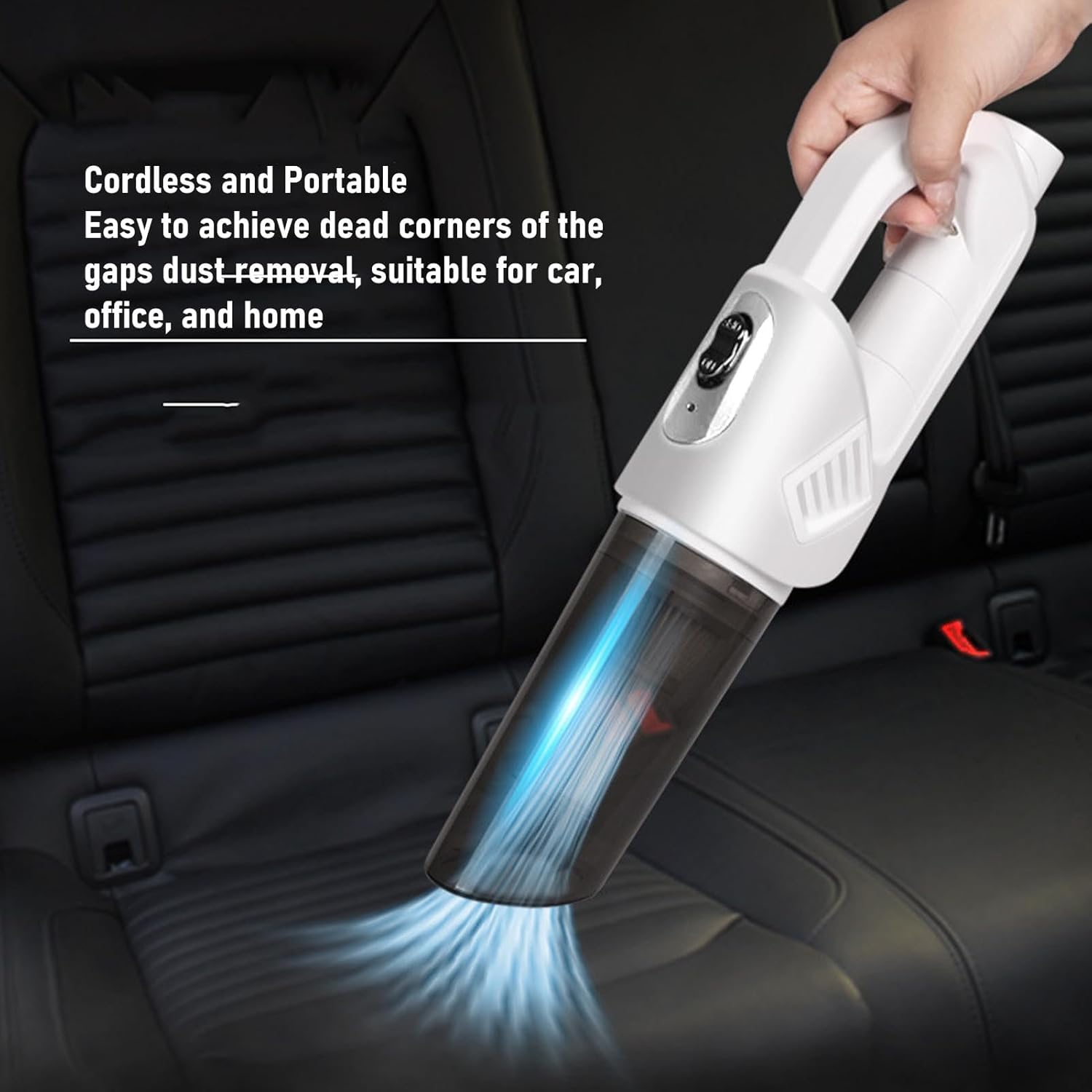 Diydeg Cordless Vacuum Cleaner, 2 in 1 Handheld Stick Vacuum 20000PA Strong Suction Low Noise Rechargeable Dust Cleaner Vacuum for Pet Hair Carpet Hardwood Floor