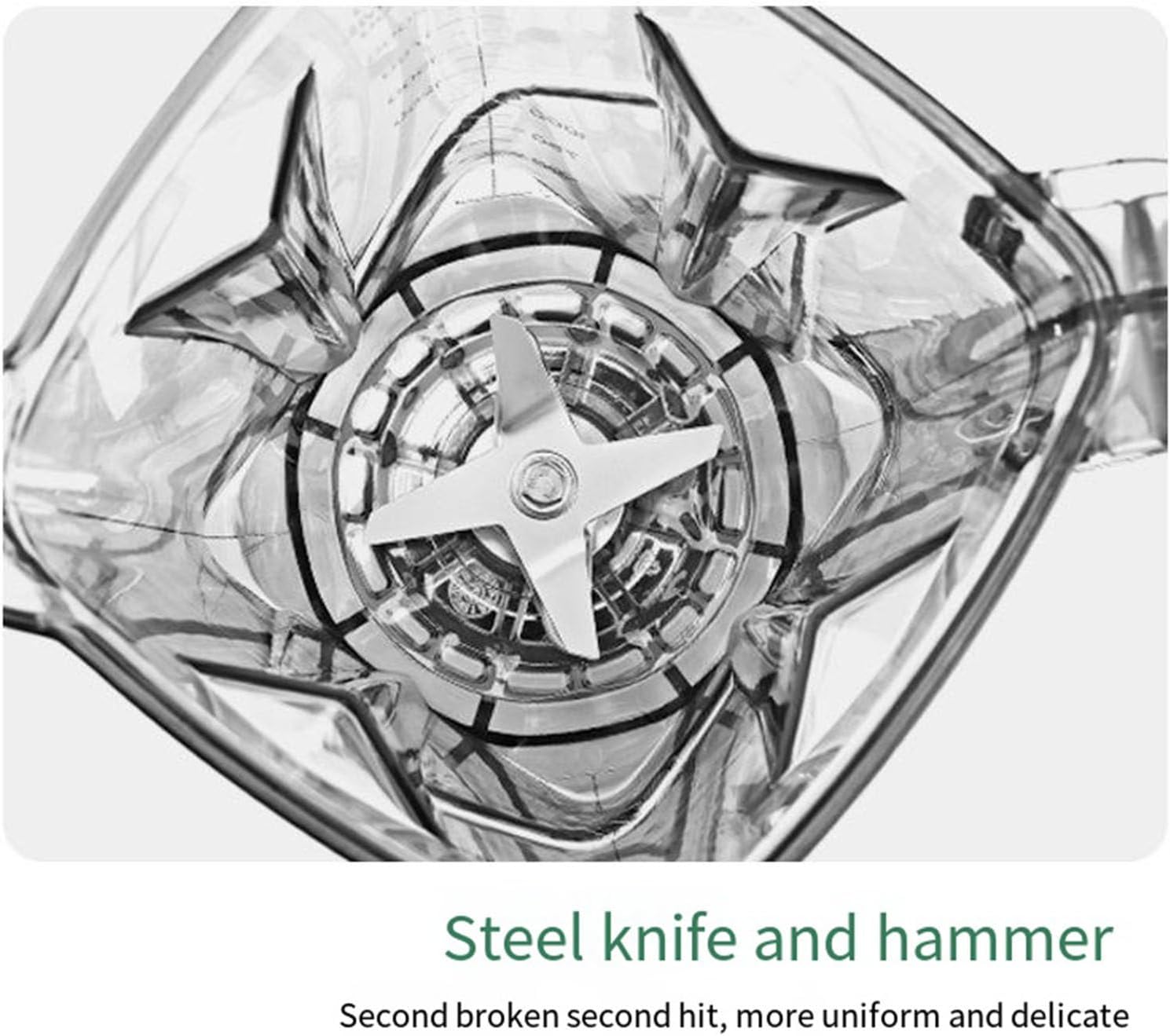 Smoothie Maker Blender with Soundproof Cover Silent 1800W 2.5/4.5L Multifunctional Soy Milk Blender,Grey-4.5L