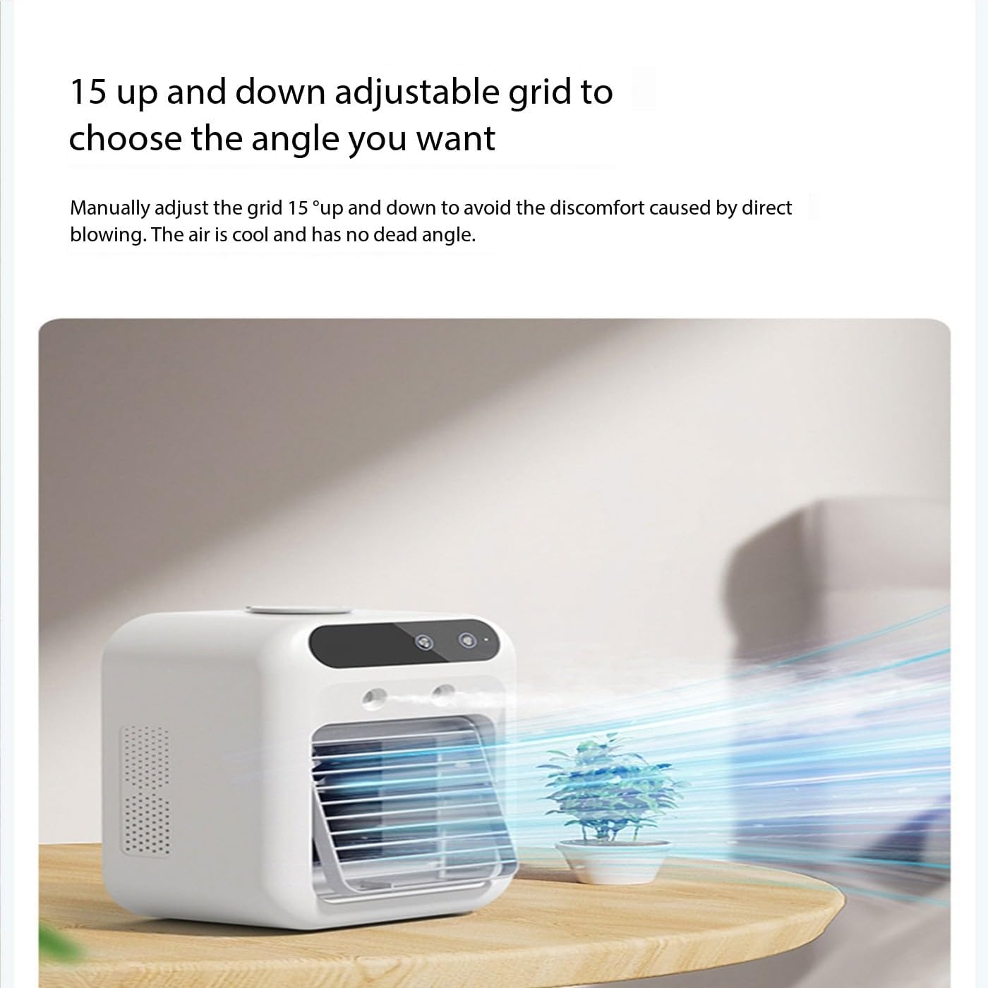 Mini Portable Air Conditioner, Household Refrigeration Air Cooler Desktop Mobile Cooler, Suitable for Home, Dorm, Office