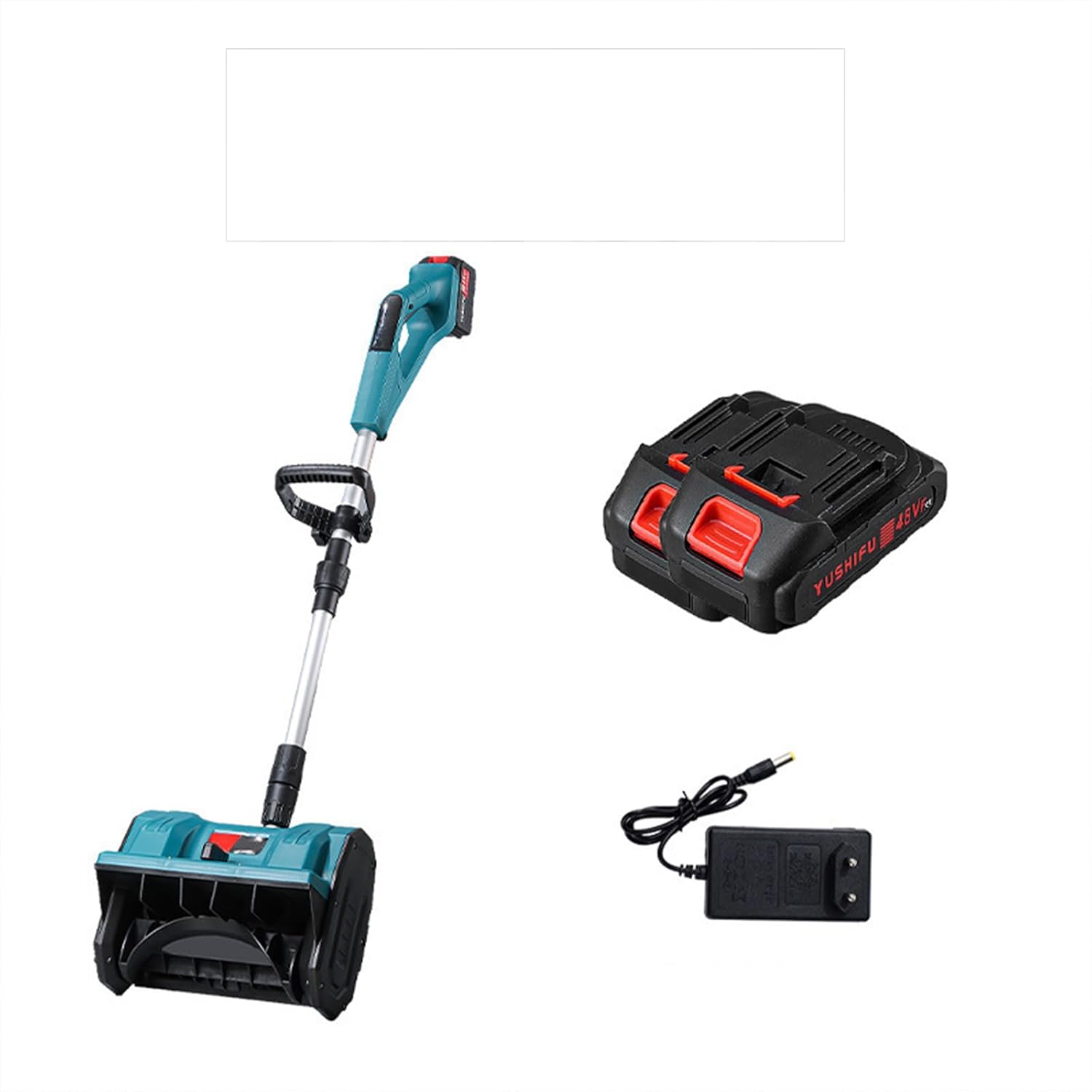 Cordless Snow Shovel, Battery Snow Blower 2 21v Batteries, 30cm Width, 18cm Depth, 8m Throw Distance Electric Snow Blower for Deck, Patio, Sidewalk, Driveway