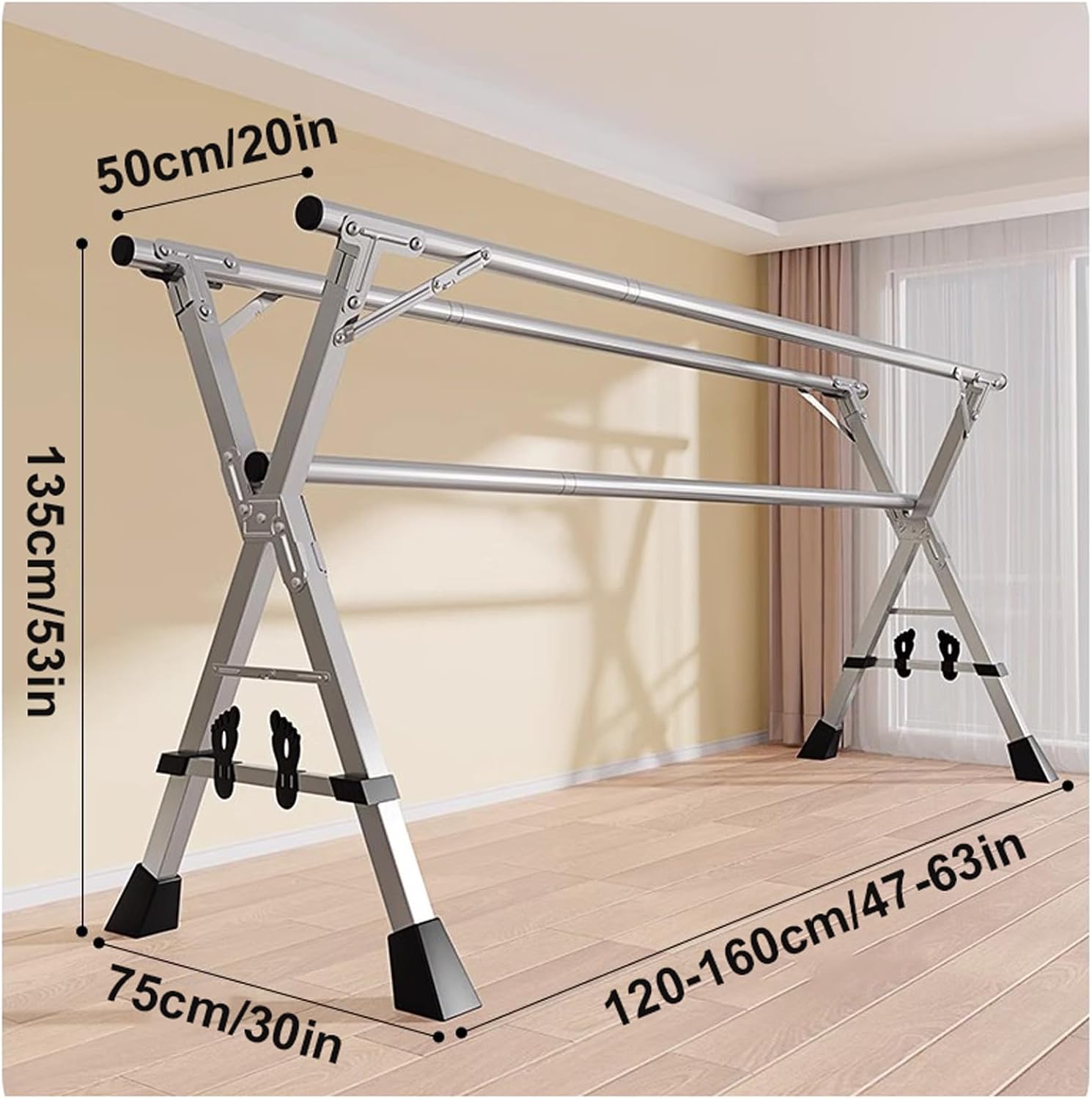 Clothes Drying Rack Clothes Drying Rack 240cm, Adjustable Stainless Steel Laundry Drying Rack, Retractable Clothes Drying Rack, Drying Rack Clothes Foldable, Portable Clothes Dryer Rack
