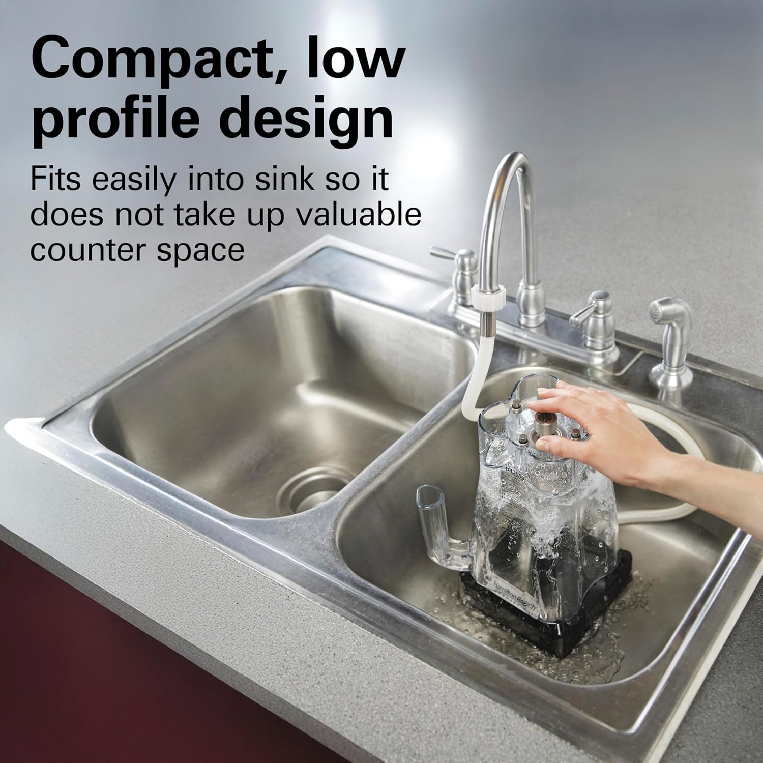 Hamilton Beach (BCR100) Commercial Blender Container Rinser Black