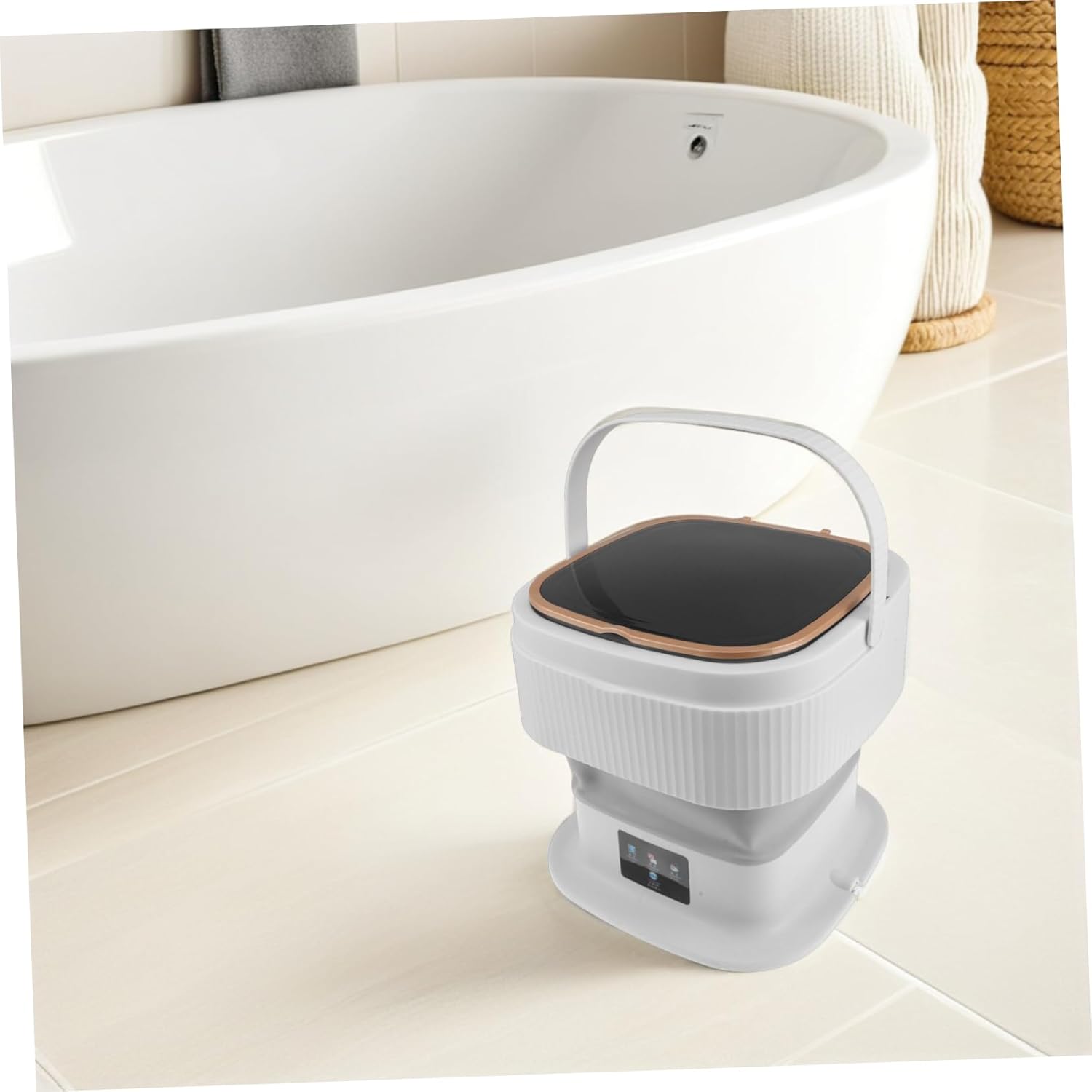 Homoyoyo Mini Portable Washing Machine Laundry Washer Modes for Clothes Socks and Underclothes for Apartments Hotels Camping and Rv Use