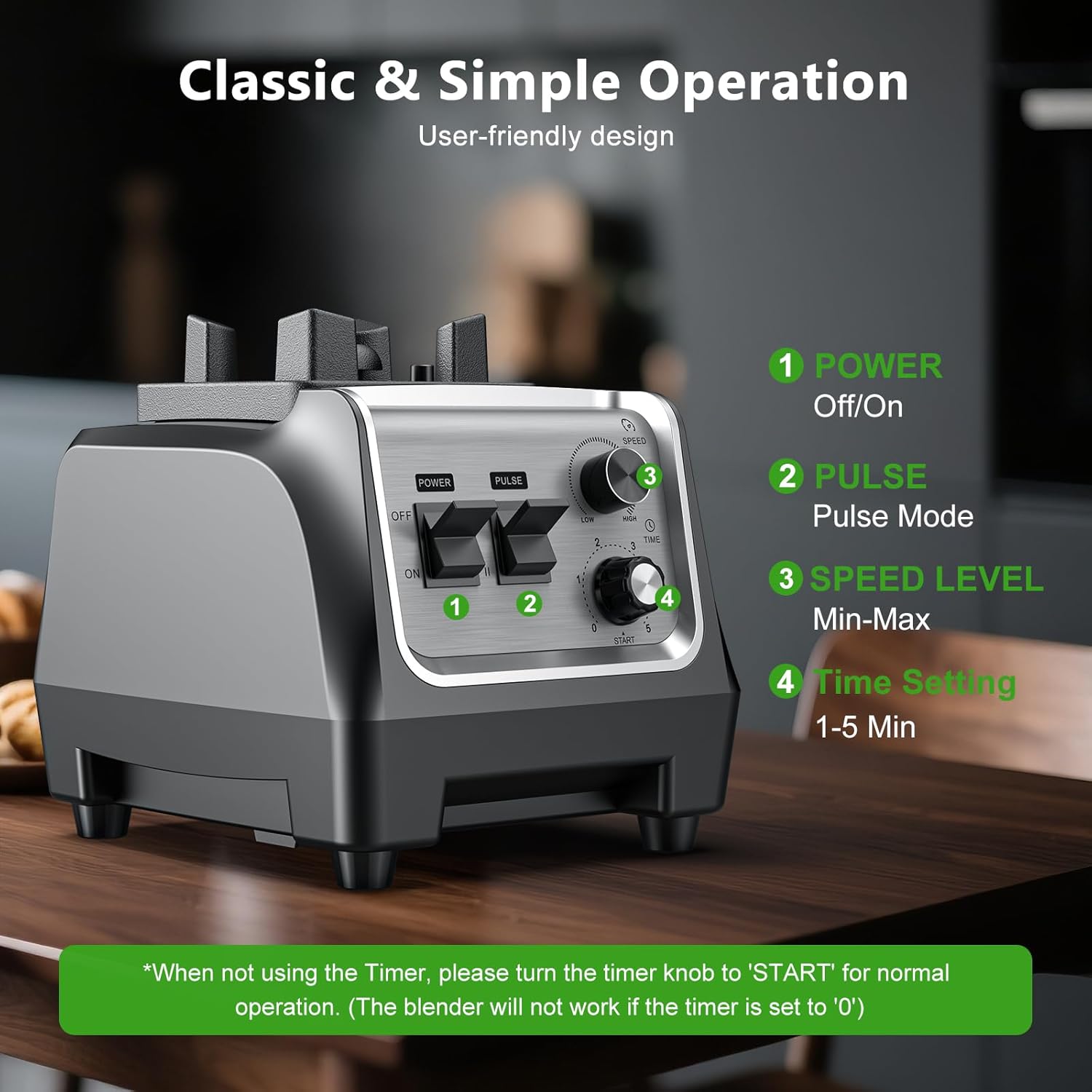 1800W Blender for Smoothies with 70oz Pitcher & 20oz Grinder 28000 PRM High-Speed Countertop Blenders for Kitchen 10-Speed & 1-5 Min Timer for Ice Crushing Frozen Fruits Nut Butter Puree