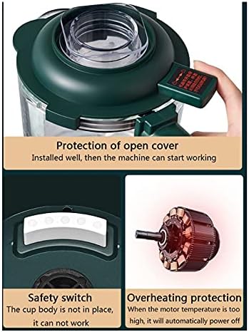 Automation Soy Bean Milk Machine Soymilk Maker Jam Milk Shake Porridge Machine Grain Grinding Juicer Filter-Free