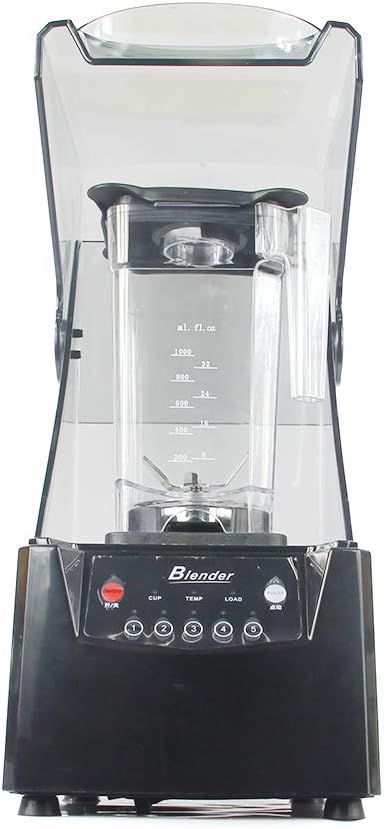 1.8L Commercial Blender Quiet Strong Smoothie Machine With Shield for Frozen Drinks Ice-cream 2600W