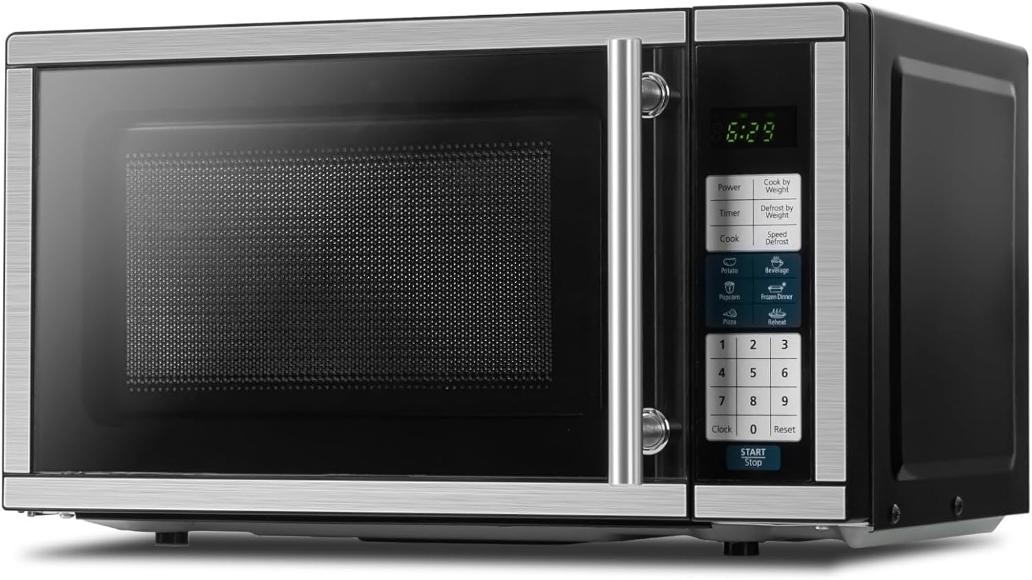 Countertop Microwave Ovens 0.7 Cu. Ft, 700 Watts Microwave Oven With LED Lighting,Turntable and Child Lock,Compact Microwave Perfect for Apartments and Dorms,Easy Clean Interior