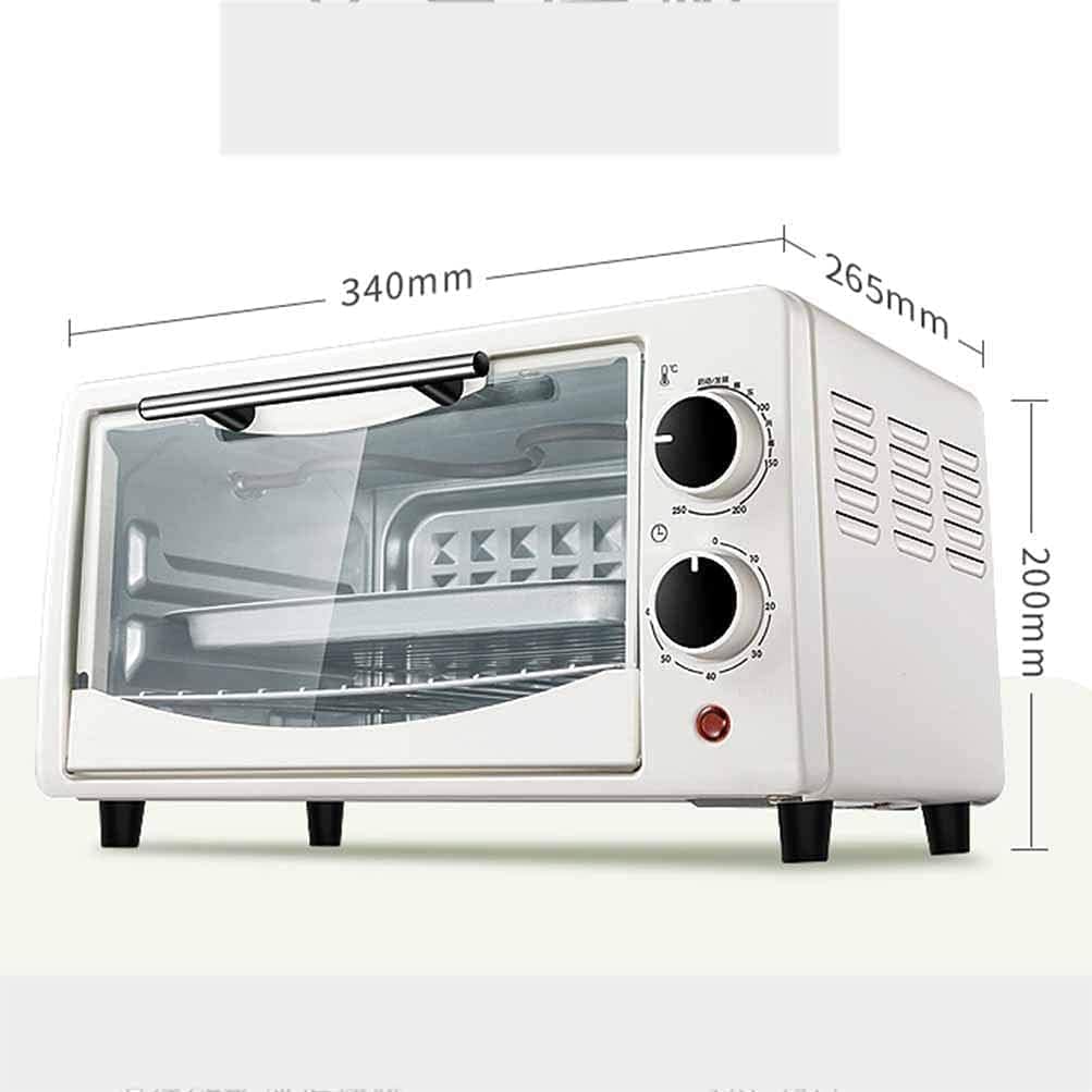 oven mini oven air fryer oven Mini Oven, 10L Convection Countertop Toaster Oven Multi-Function Air Fryer Digital Electric Oven Rotisserie Roaster Cooker Toaster Oven Air Fryer, (Color : White) ( Col