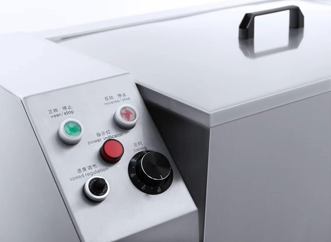 Commercial Dough Kneading Machine,Meat Mixer Blender With 50L Tank,Dough Mixer Adjustable Speed,2 Stirring Rods,1 for Dough Mixer,1 for Meat Mixer,Capacity:55Lb/H