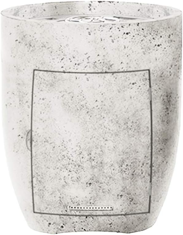 Prism Hardscapes Pentola 3 Concrete Propane Gas Fire Pit (PH-403-5LP), Ultra White, 24-Inch