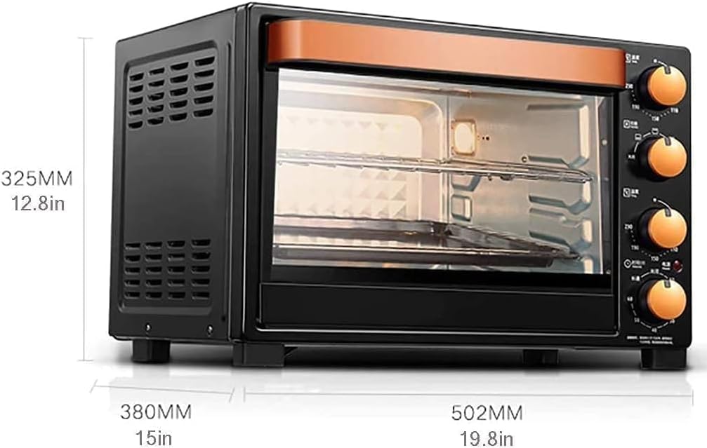 oven mini oven air fryer oven Oven Breakfast Machine Independent Temperature Control 4-Layer Roasting Built-in Lighting Gourmet 32L Mini Ovens Toaster Oven Air Fryer,, Onesize