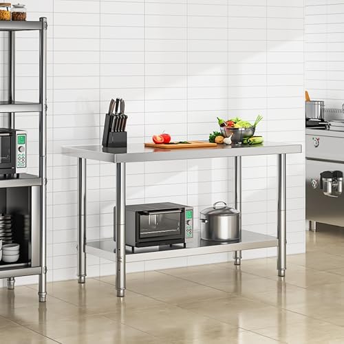 YITAHOME NSF Stainless Steel Table, 48