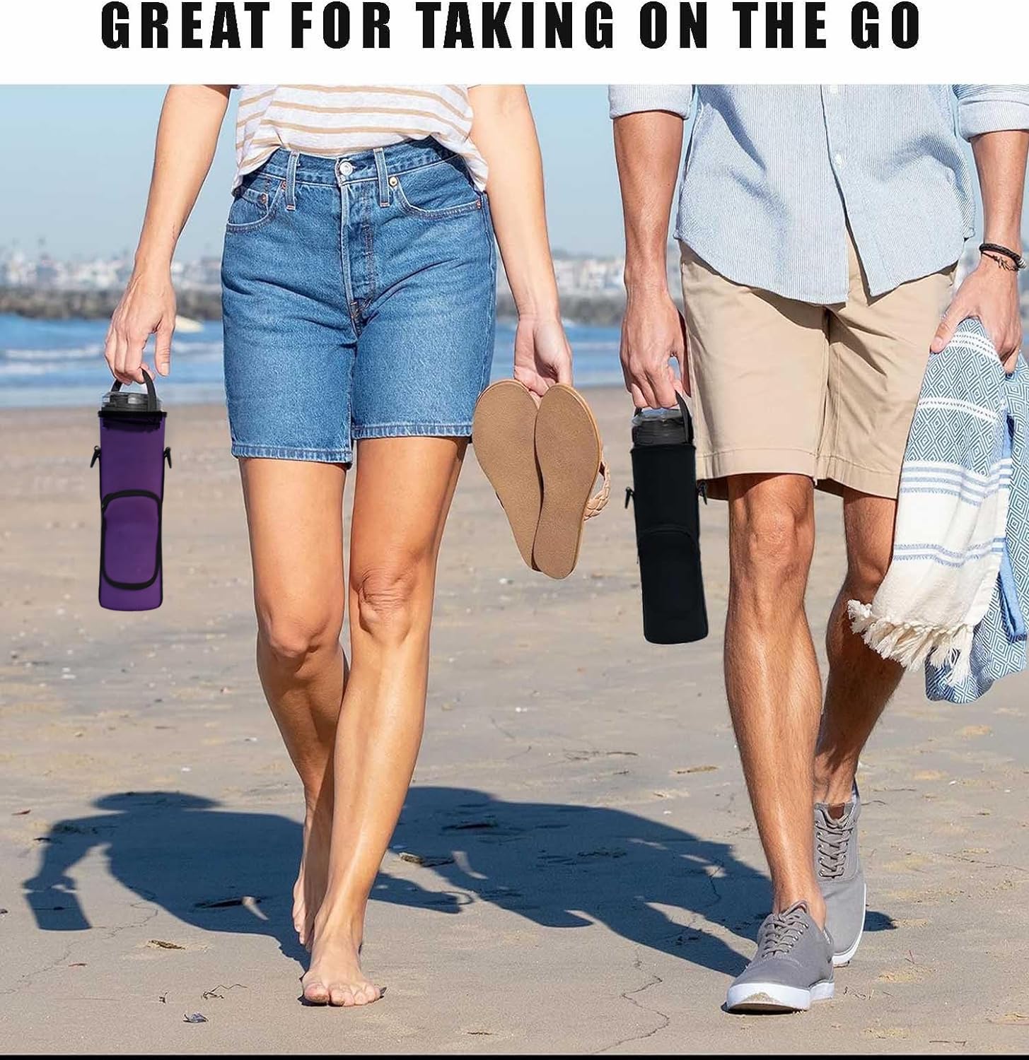 AF-WAN Portable Blender Carry Storage Bag sleeve with Shoulder Strap for Ninja BC151NV/BC51NV/BC151BK/BC151CR/BC151EM/BC151PR/BC151WH 18oz Blast Portable Blender (Purple)