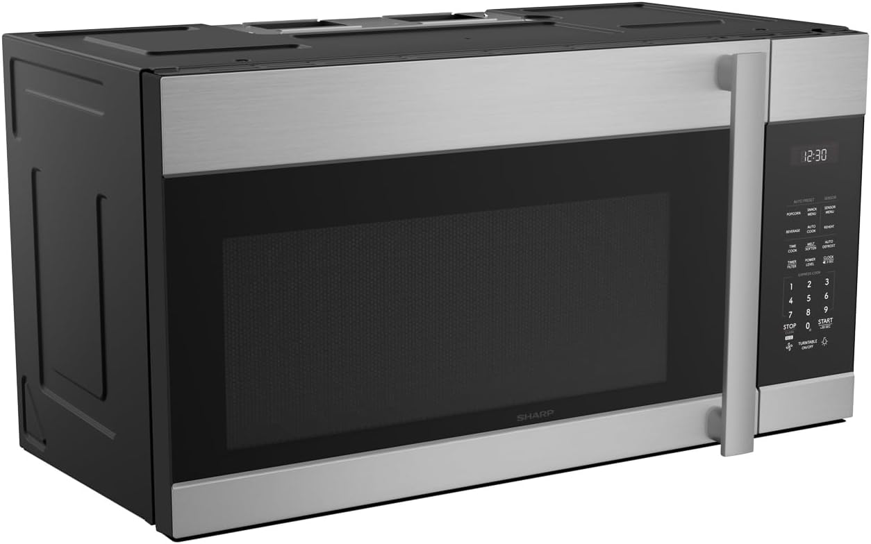 SHARP SMO1754JS Over the Range Microwave Oven with 13.6