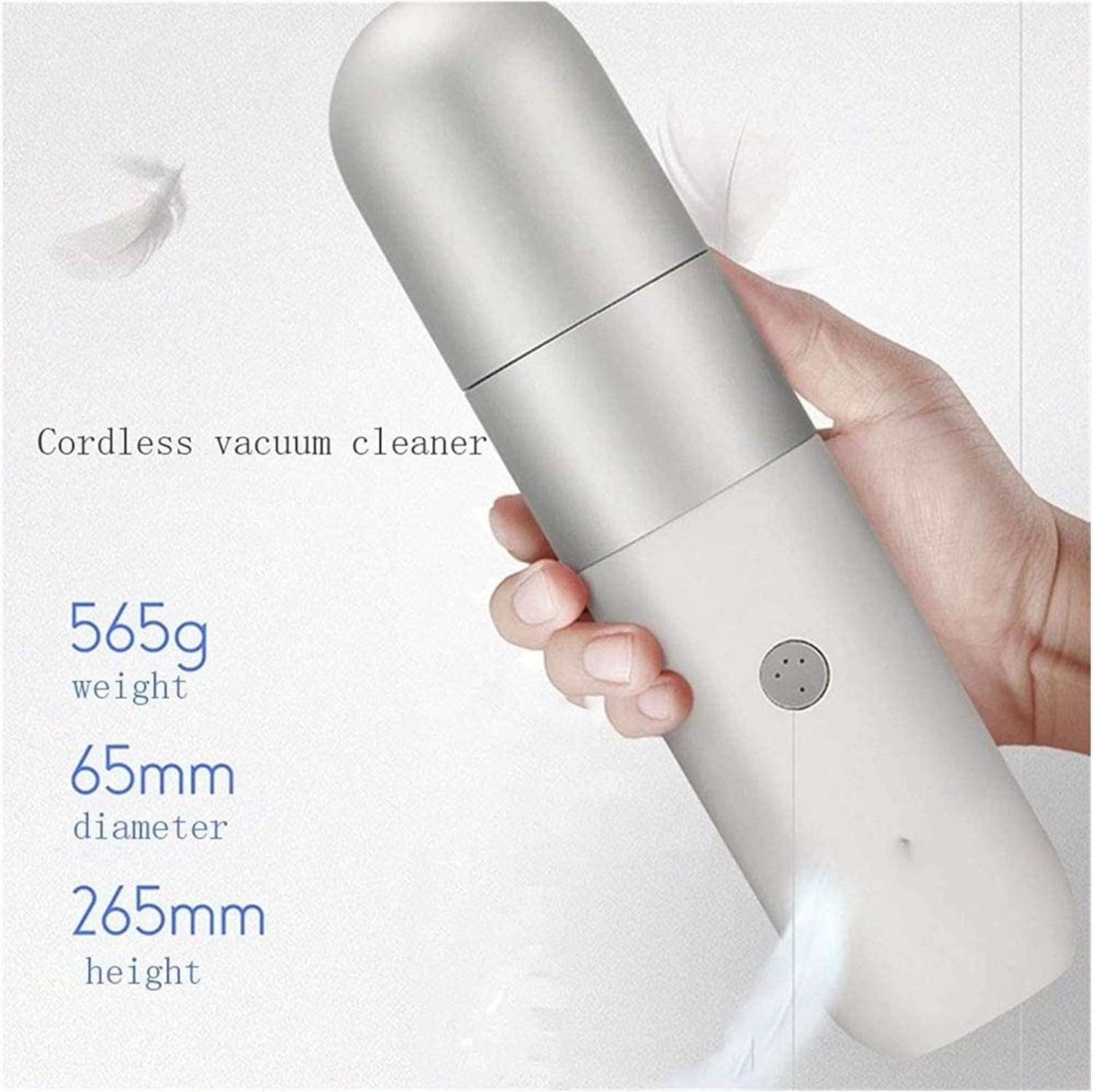 Handheld Vacuum, Handheld Vacuum Cordless Powerful Suction Lightweight Mini Vacuum Wet Dry Quick Charge Car Vacuum Cleaner for Pet Hair, Home Office and Car Cleaning