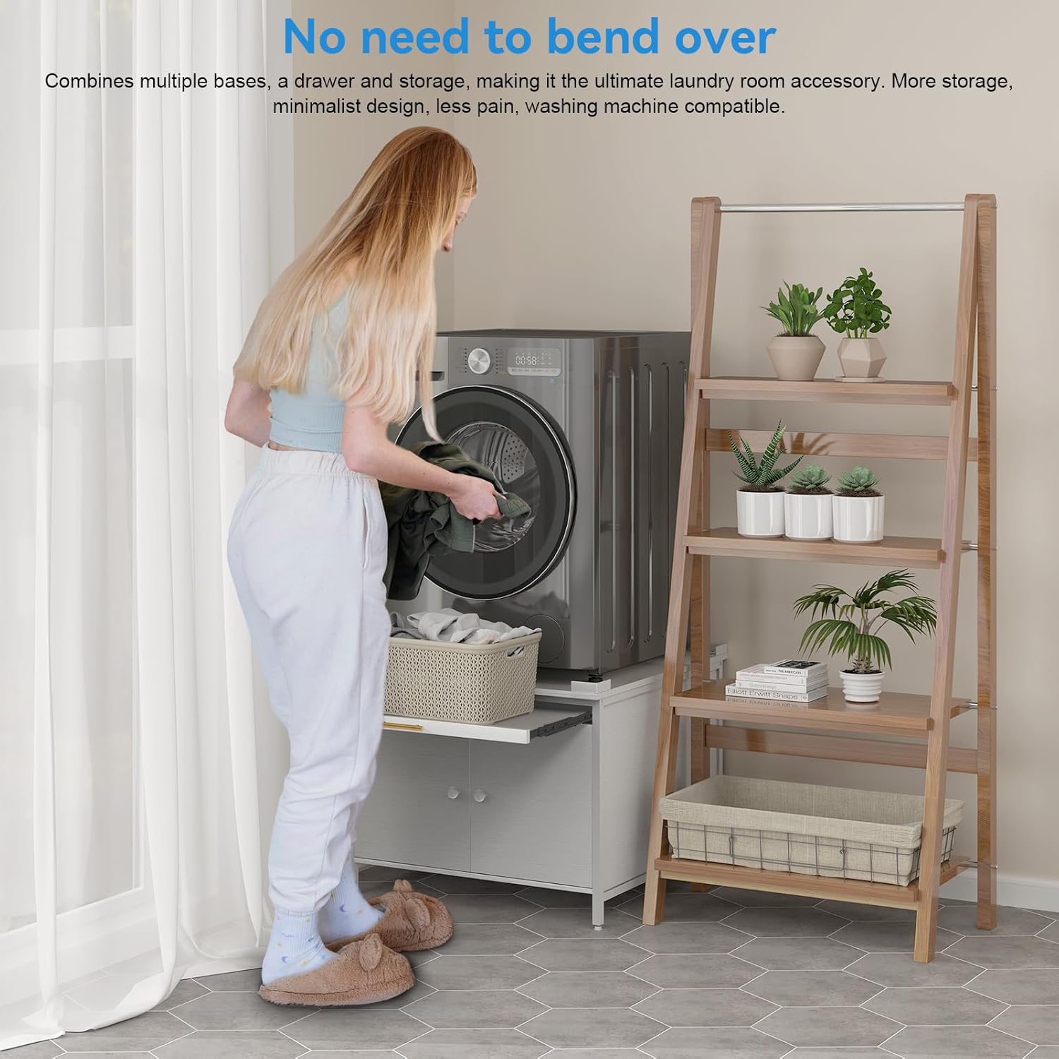 2 Pack Laundry Pedestal for Washer and Dryer, Heavy Duty 29