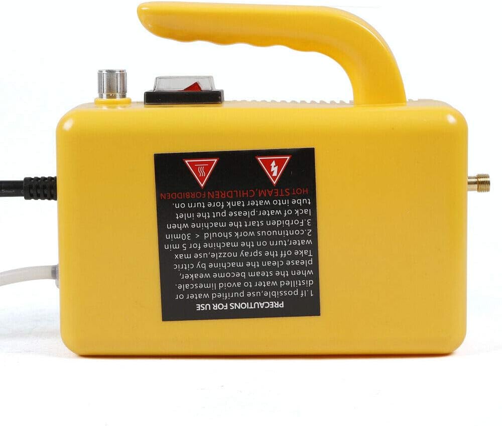 Tecumseh Handheld Steam Cleaner ＞5KGF/CM2 High Pressure Pressurized Steam Cleaner Multi-Purpose Steaming Cleaning Machine Powerful Steam Steamer for Disinfection and Oil Dust Removing（2600W）