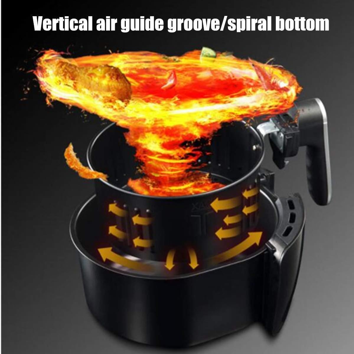 oven mini oven air fryer oven Small Air Fryer, Air Fryer, 4.5L, 1350-Watt Electric Hot Air Fryer Oven Oilless Cooker with Deluxe Temperature Knob Control, Nonstick Basket, Non-Stick Coating Is Easy