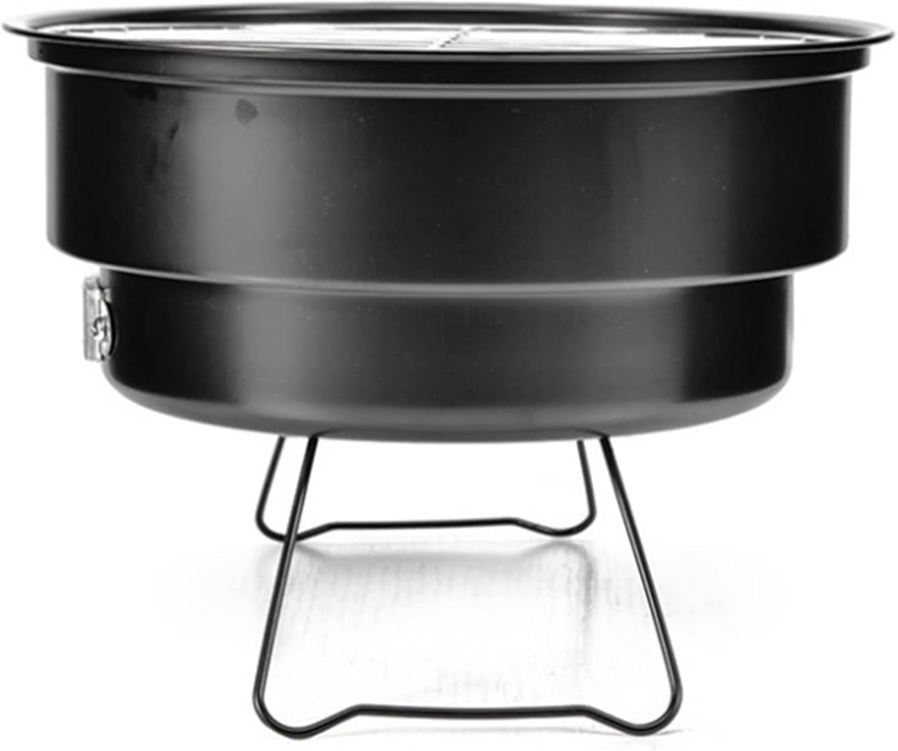 BBQ Grill Outdoor Gas Grill Round Charcoal Barbecue Grill Stainless Steel Non-Stick Barbecue Tray Grills Portable Charcoal Stove for Outdoor Camping Grills