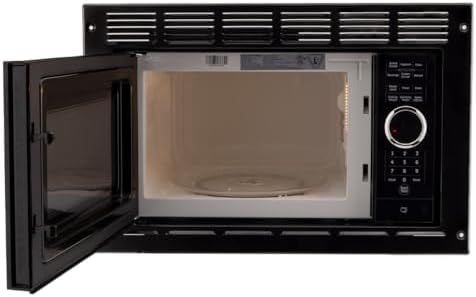 RecPro RV Microwave | .9 cubic ft Black Microwave with Trim Kit | 900 Watt (RPM-5-BLK) | Direct Replacement for Greystone